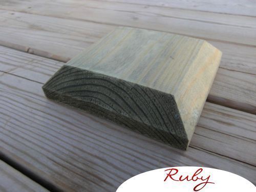 Fence Post Caps Wooden Fence Square Green Treated Decorative Post Caps 4x4 posts — image 3