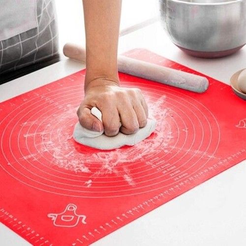 Silicone Non Stick Baking Mat Dough Kneading Rolling Mat Fondant Pastry UK