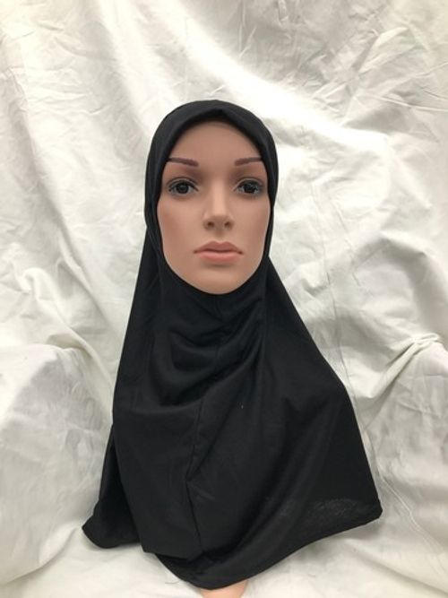 MUSLIM KIDS GIRLS ISLAMIC HEADSCARF PLAIN SCARF ADULT HIJAB ONE PIECE CHILDREN