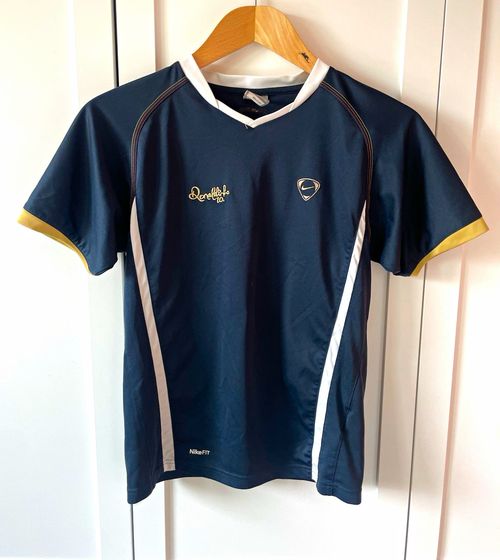 Nike NikeFIT Soccer Kids Jersey Short Sleeve Jersey Blue/White Size M No. 10 — image 1