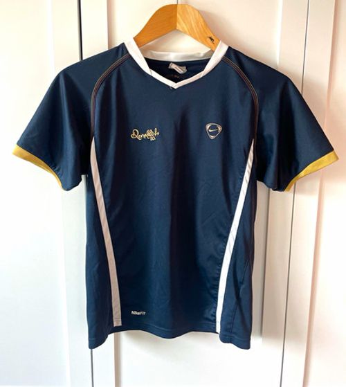 Nike NikeFIT Soccer Kids Jersey Short Sleeve Jersey Blue/White Size M No. 10