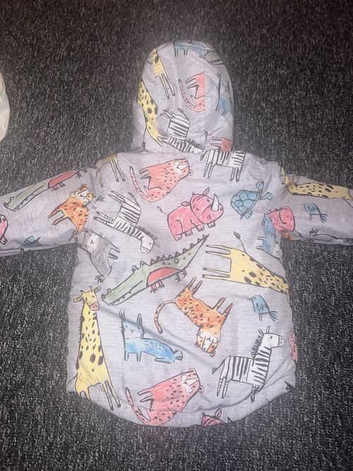 Girls Coat 6-9 Months From Next Excellent Condition with Hood — image 2