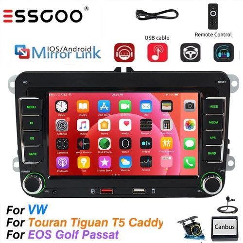 VW POLO 2009-2014 100% PLUG & PLAY Apple CarPlay Car Stereo Upgrade FM Radio+CAM