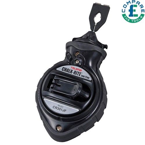 Tajima TACR301JF Jam Free 30m Chalk Rite Snap-Line Extra Bold 1mm Chalk Line