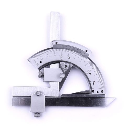 0-320° Angle Universal Bevel Ruler Vernier Protractor High Precision with Case — image 3