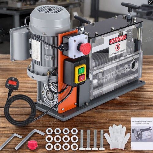 Electric Wire Stripping Machine 1.5-40mm Automatic Cable Stripper Powered Peeler