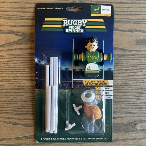 Rugby Fidget Spinner Springbok South Africa RSA Bokkie Coach
