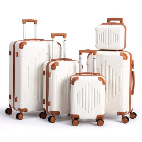 Hard Shell Luggage Set 3/4/5pc Expandable Lightweight 360 Spinner Suitcase — image 1
