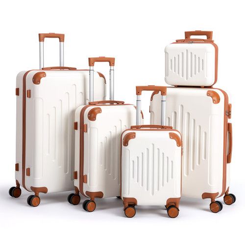 Hard Shell Luggage Set 3/4/5pc Expandable Lightweight 360 Spinner Suitcase
