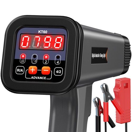 KZYEE KT60 12V Automotive Ignition Digital Timing Light LED Display Strobe Lamp