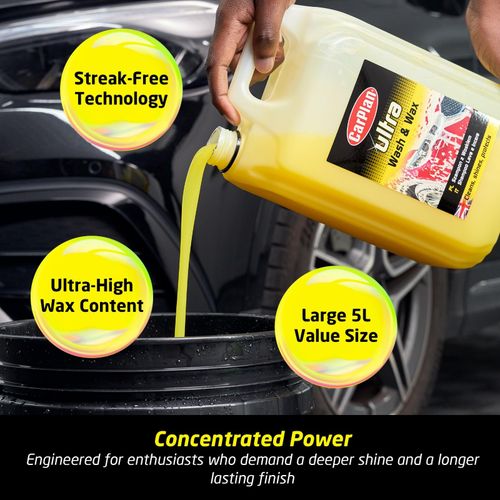 CarPlan POL102 Car Wash Shampoo and Wax Protective Layer 5L Ph Neutral 5 Litre — image 10