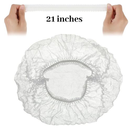 100-1000PCS Disposable Mob Caps Non Woven Catering Kitchen Hair Nets UK — image 4