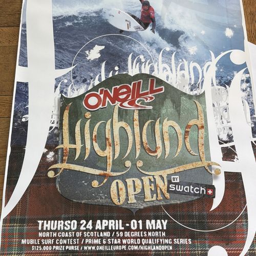 O’Neill Highland Open Retro Surf Poster Great Condition — image 5