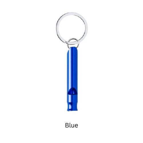 Whistle Emergency Survival Keychain Metal Distress Hiking Camping Safety Keyring