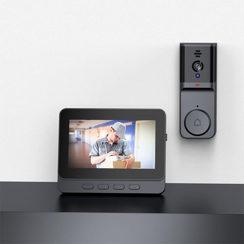 Wireless Video Doorbell Security Camera Ring Door Bell /W 4.3" Screen Intercom — image 8