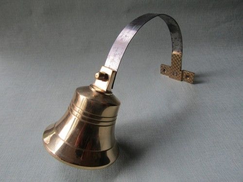 SPRING shop keeper bell door mounted SOLID BRASS Shop Door Bell Entrance Bell