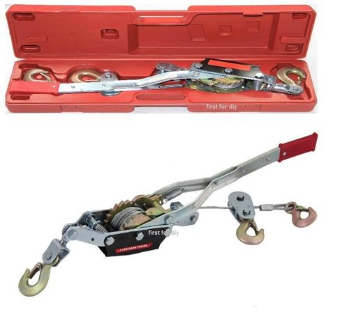  4 TON PULLER HAND WINCH 3 HOOK CABLE TURFER FOR CARAVAN BOAT TRAILER CT0515 — image 5