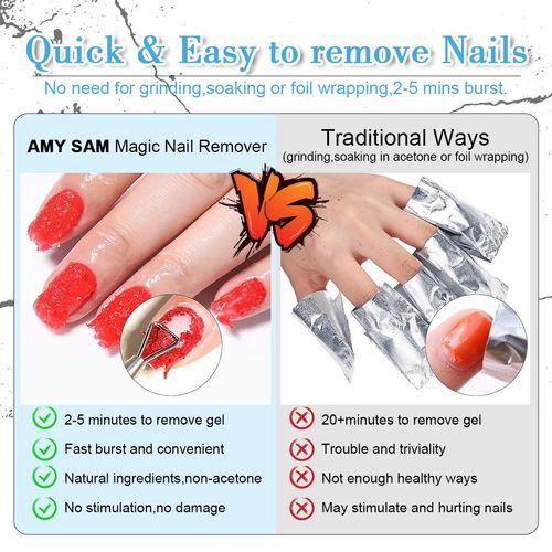 Nail Gel Polish Remover Soak Off Nail Cleaner Magic Quick Burst Manicure Remover — image 6