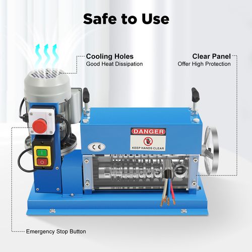 1.5-38mm Electric Cable Stripper Wire Stripping Machine for Copper Recycling — image 3