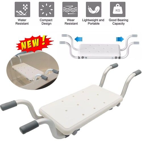Bath Seat Chair Stool Bench Adjustable Disabled Heavy Duty Non Slip Shower Seat