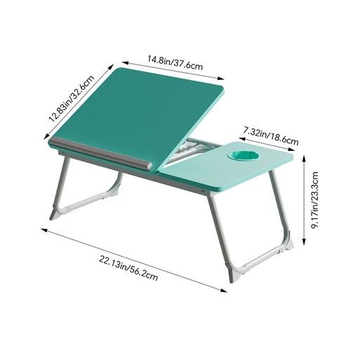 Adjustable Folding Laptop PC Bed Sofa Table Breakfast Tray Portable Computer UK