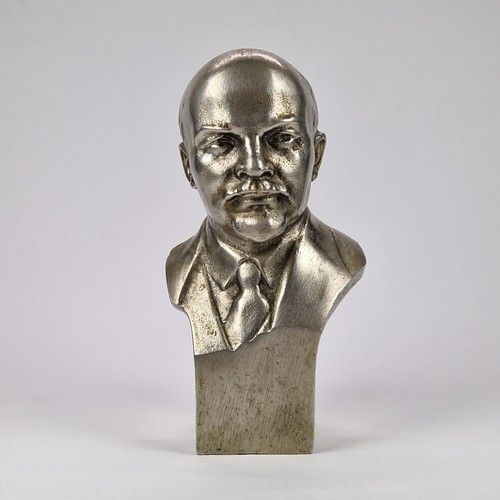 Vintage Soviet Bust Vladimir Lenin USSR 1960s By Sychev Sculpture Communism