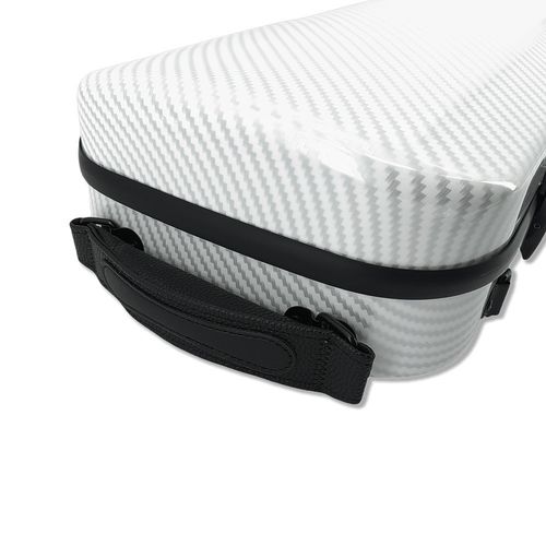 4/4 violin Case mixed Carbon fiber White case Light  Sheet bag Code lock new — image 14