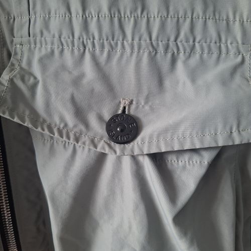 Stone Island Micro Reps Green Hooded Zip Jacket, Polyester, Men’s M — image 7