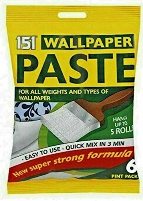 5 Rolls Wallpaper Adhesive Paste Super Stick Wall Paper Paste Extra Strong — image 1