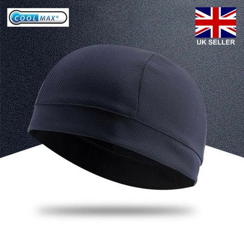 Moisture Wicking Skull Cap Helmet Inner Liner Beanie Dome Cap Cool Max  — image 1