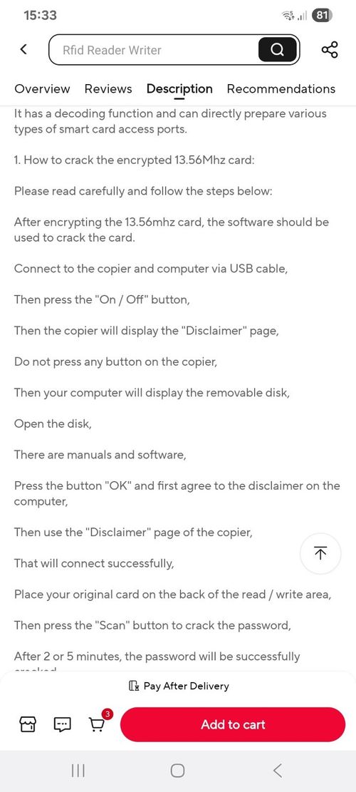 New 10 Frequency RFID/NFC Smart Card Reader Elevator Writer Copier IC ID Sensor — image 4