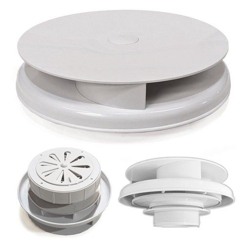 FLOWROTOR Wind Driven Rotating Van Roof Vent - Low Profile Spinning Roof Fan 4x4