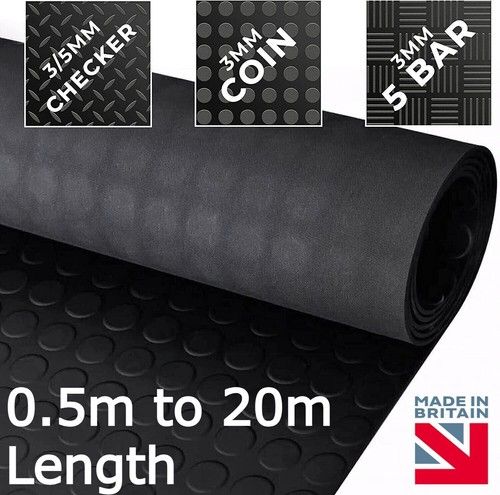 Tool Box Rubber Liner Toolbox Drawer Line  Non Slip Matting Roll Black all Sizes
