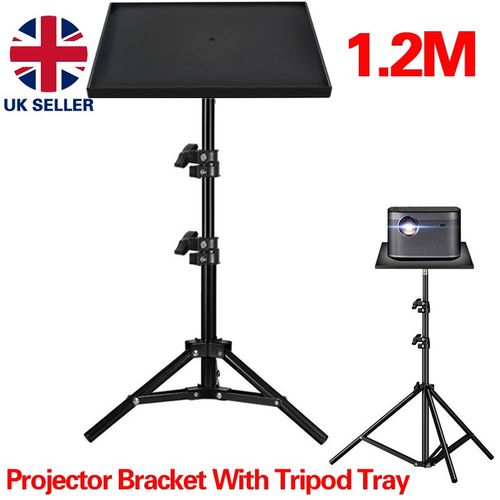 Projector Tripod Stand Foldable Tripod Projector Bracket Adjustable Height UK~ — image 1