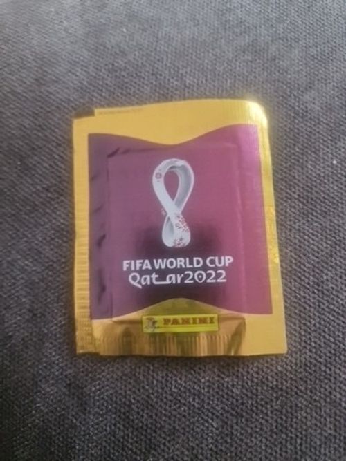 Panini FIFA World Cup Qatar 2022 Sealed & Unopened Gold Sticker Pack
