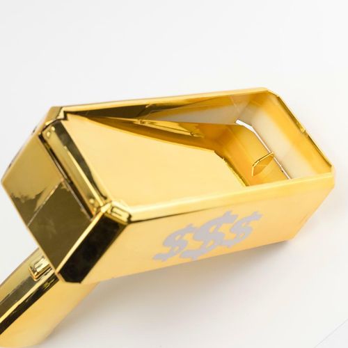 Money Gun GoldCannon Shoot Gun Toy Gift  Game UK Spray Gun + 100 Dollar Notes  — image 3