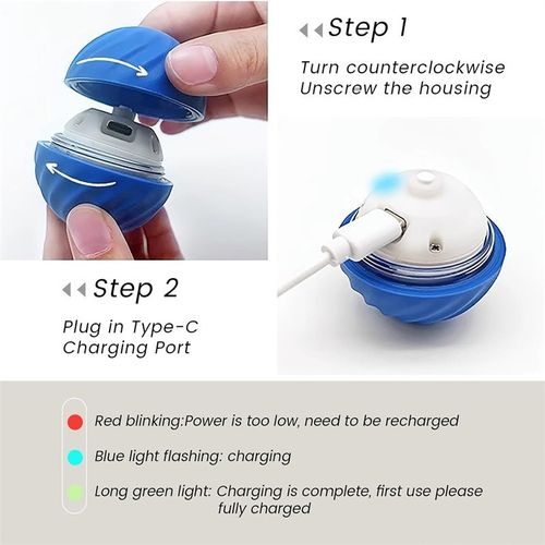 Smart Automatic Rolling Dog Cat Ball Toy Self Moving Interactive Pet Chase Ball — image 5