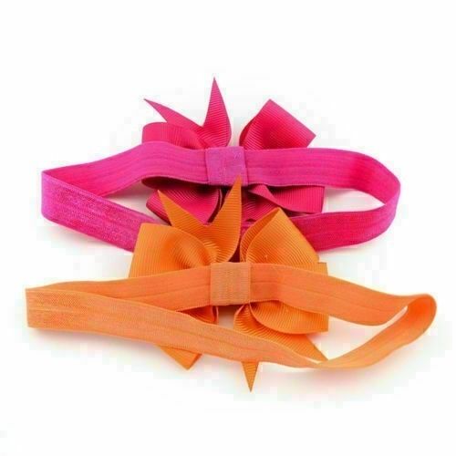 10-20pcs Newborn Baby Headbands Set Elastic Kids Girls Bow Hair Band Headdress — image 4