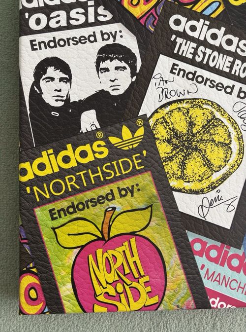 ADIDAS CANVAS ARTWORK OASIS HAPPY MONDAYS STONE ROSES SMITHS LIAM GALLAGHER — image 3