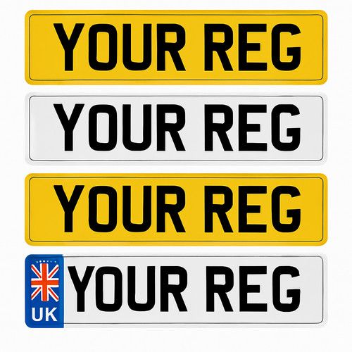 Number Plates 2D Premium Quality – UK Road Legal & 100%  MOT | Same Day Dispatch