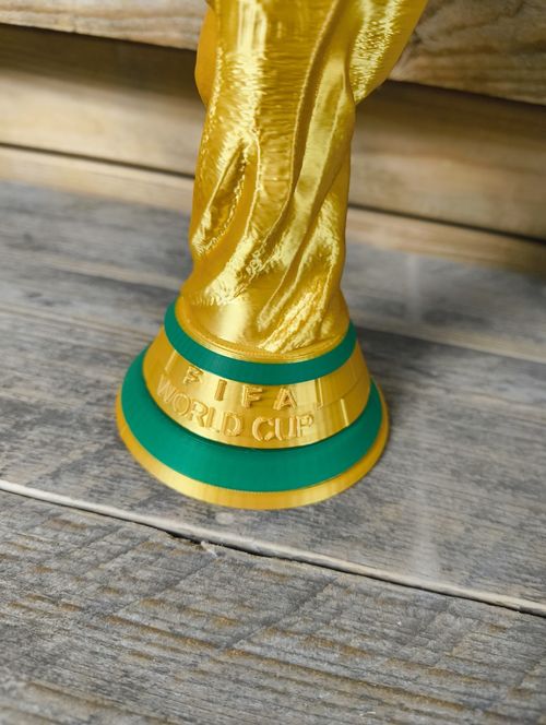 World Cup Trophy Replica Gold Football Soccer Award 24cm 3D Printed — image 4