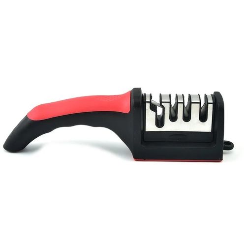 Knife Sharpener 4 Stage Handheld Kitchen Knives Sharpening Tool Stainless Steel — image 5