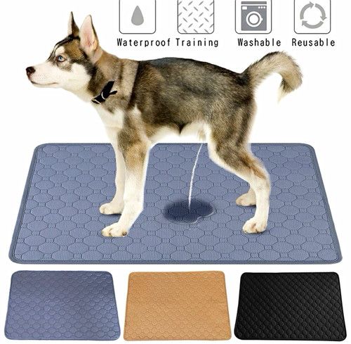 Washable Reusable Dog Pee Pad Waterproof Non-Slip Training Mat Puppy S M L XL