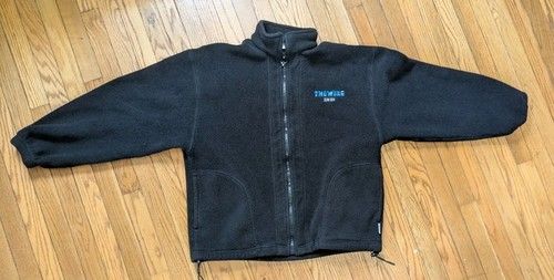 Authentic Vintage The Wire HBO Cast/Crew Fleece Jacket Size M Rare Promo SweatX