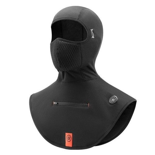 Electrically Heated Cycling Hood Fleece Warm Mask Fall Outdoor Windproof Scarf
