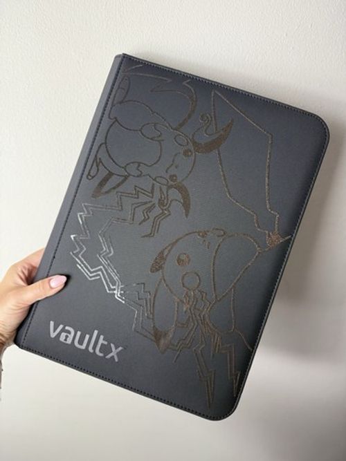 Vault x Exo-Tec Zip Binder 9 Pocket, Black, Side Loaded Customer Design