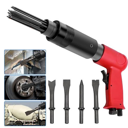 Air Hammer Chisel Descaler Needle Gun With 4 Chisels Tool For Compressor Tool UK — image 5