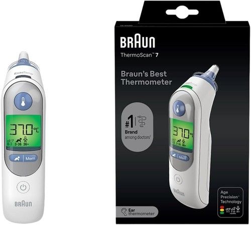 BRAUN THERMOSCAN 7 EAR THERMOMETER PRECISCION FILTER IRT 6520