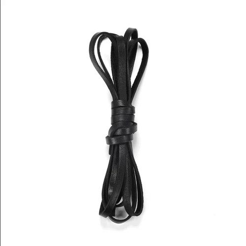 2M Flat Real Genuine Craft Jewellery Leather String Cord Lace Thong Rope