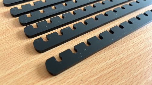Cat5e 24 Holes (4.5mm) Cable Comb for Excel 100-095 Patch Panel Cable Management — image 3